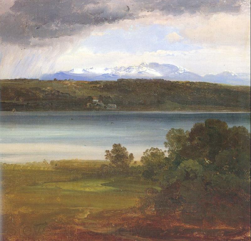 Morgenstern, Christian View Across Lake Starnberg to the Benediktenwand Spain oil painting art